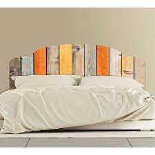 Testata per letto matrimoniale di 150cm realizzata interamente in legno riciclato. Testata Letto Vintage