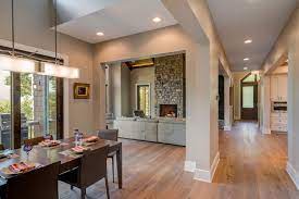 It uses natural materials like wood and stone. Waynesville Mountain Modern Craftsman Acm Design Architecture Interiors