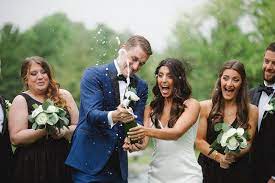 Champagne Wedding Photo Idea Cute Bride Groom Popping Champagne Photo Idea Asya Photography Wedding Photography List Wedding Photos Wedding Photography