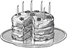 Black And Gold Birthday Cake Clipart 6 Birthday Cake Images Vintage Birthday Cakes Birthday Cake Pictures 6th Birthday Cakes