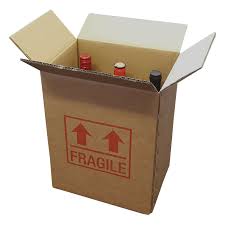 13.5 * 12.5 * 34.5cm / 5.3 * 4.9 * 13.6in package weight. 1 Strong Cardboard 6 Bottle Wine Box 275mm X 190mm X 335mm Printed Fragile Packaging Shack