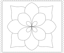 Available in the following sizes: Floral Design Monochrome White Pattern Simple Flower Template White Leaf Png Pngegg