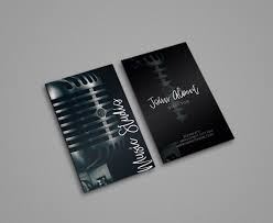 The expanding music industry has room for all kinds of music lovers who offer different skill sets. Music Studio Singer Business Card Creative Photoshop Templates Creative Market