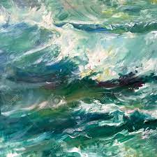 Sumgar ocean wall art teal coastal decor colorful sailboat artwork nautical pictures blue watercolor canvas prints aesthetic framed painting for . Drawing Of Sea Waves White Foam Windy Storm Picture Contains Interesting Idea Evokes Emotions Aesthetic Pleasure Canvas Stretched On A Stretcher Oil Natural Paints Concept Art Painting Texture Stock Photo Picture And