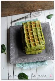 Gaufres Salees Au Pesto Et Epinards Frais Gaufres Salees Alimentation Gaufres