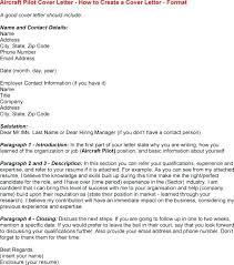 20 With Pilot Cover Letter Samples Resume Format