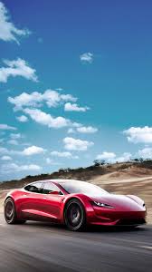 Now i just need one like this of a white p3d with aeros for my other screen! Tesla Roadster Wallpapers Wallpaper Cave