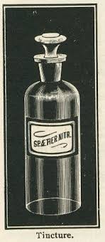 Medicine bottle, old brown from the 1800's. Medicinal Bottles