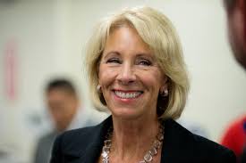 Betsy DeVos talks school choice, higher education in first official  Michigan school visit