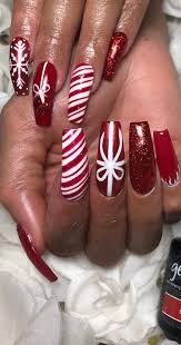 Amazing Christmas Nails Designs For New Year Party For 2019 Page 12 Of 53 Ladiesways Com Women Hairstyles Blog Christmas Nail Designs Christmas Nails Acrylic Holiday Nails