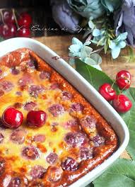 Gratin Aux Cerises Bigarreaux Leger Et Facile Recette Cerise Bigarreau Cuisine Creme Gratin Facile