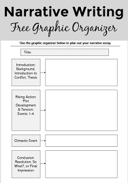 Narrative Writing Free Graphic Organizer Narrative Writing Graphic Organizers Narrative Writing Graphic Organizers
