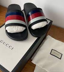 chinelo gucci sandalia masculina gucci nunca usado 46417067 enjoei em 2021 chinelo gucci gucci chinelo