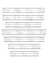 Upper and lower case letters. A To Z Letter Tracing Worksheets Handwriting Practice With Without Arrows