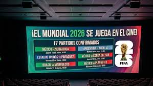 El Mundial 2026 llega a los cines: así podrás vivir los partidos en pantalla gigante con todo el ambiente