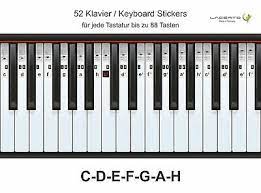 Check spelling or type a new query. Piano Piano Keyboard Notes Sticker C D E F G A H 52 Stickers Ebay