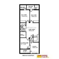House Plan For 20 Feet By 50 Feet Plot Plot Size 111 Square Yards Gharexpert Com Indian House Plans Town House Plans House Map
