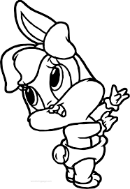 Cool Warner Bros Baby Looney Tunes Girl Bunny Rabbit Coloring Page Baby Looney Tunes Looney Tunes Looney