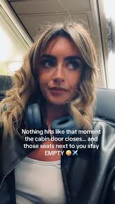 Three words: row. to. myself. 😏✈️, Name a better travel feeling… , #fyp  #emptyseats #travel