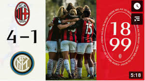 It began on 23 august 2020 and is scheduled to be concluded on 23 may 2021. Milan Inter Women 4 1 Anche Il Derby Femminile E Rossonero Il Servizio Filmato Italia