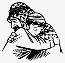 This drawing is perfect for creating your own mother's day card. Hugs Mom Hugging Son Clipart Image Hug Clipart Hd Png Download Transparent Png Image Pngitem