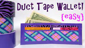 Thanks so much for watching! Easy Duct Tape Wallet Tutorial Youtube