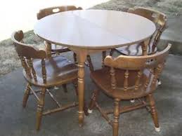 This is also a good time to clean and oil table leaves or extenders and to make sure they're functioning properly. Vintage Wood Dining Table In Dining Furniture Sets For Sale In Stock Ebay