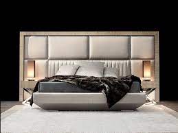 From repurposed wood and antiquated materials to contemporary designs fit for a metropolitan manse, the headboards of today are as eclectic as the men who lay their pillows underneath them. Wooden Double Bed With Upholstered Headboard Kimera Capital Decor Collection By Capital Collection By Atmosph Bedroom Bed Design Headboards For Beds Modern Bed
