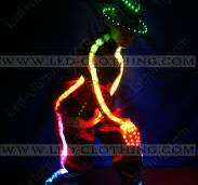 Step Up LED dance suit with light-up hat, shoes and gloves