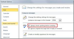 Everytime should be written as two separate words: How To Make Outlook 2010 Check Spelling Before Sending Email