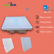 Ewelink App 1 2 3 Gang Wifi Wall Touch Switch Timer Panel 85 250v Ios Andorid Phone Remote Uk 86 Standard Smart Smart Switches Smart Home Automation Phone Apps