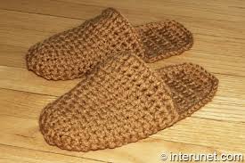 Ballet slippers free crochet pattern. How To Crochet Slippers For A Man Interunet