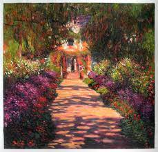 Pathway In Monet S Garden At Giverny 1902 Claude Monet Paintings Claude Monet Art Monet Garden Giverny Monet Art