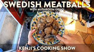Swedish Meatballs With Mushroom Gravy
