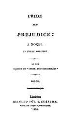 Bennet has 5 daughters but the problem is his property will only be provided to the male heir. File Jane Austen Pride And Prejudice 1st Ed 1813 Vol 3 Pdf Wikimedia Commons