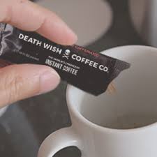 We took a close look at the caffeine level and flavor of this dark coffee: Amazon Com Death Wish Coffee Instant Coffee Sticks 8 Packs Of Single Serve Packets 4 9 G 300mg Of Caffeine The World S Strongest Coffee Usda Certified Organic Grocery Gourmet Food