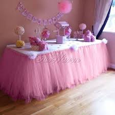 Pink Morbidezza Tutu Table Skirt Wedding Birthday Table Cover Tableware Decor Tutu Table Tulle Table Tulle Table Skirt