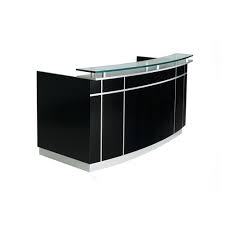 There are various desk designs that come in wood, metal and glass giving you a sophisticated approach with stunning results that will make it quite memorable. Black Small Modern Reception Desk Rs 14000 Piece Green Chair Interiors Furniture Gallery Id 11525029933