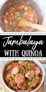 This Instant Pot Jambalaya With Quinoa Is An Easy And Delicious Weeknight Recipe Pack Quinoa Recipes Easy Easy Instant Pot Recipes Healthy Instant Pot Recipes