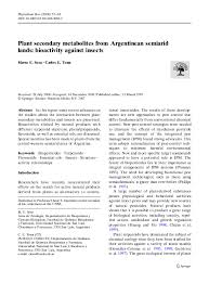 Most ant problems can be controlled by exterior measures with only minimal interior treatment when necessary. Pdf Plant Secondary Metabolites From Argentinean Semiarid Lands Bioactivity Against Insects Marta Sosa Academia Edu