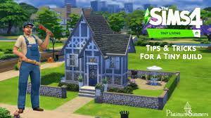 Tier 2 tiny home • lot this house features 1 bedroom, 1 bath and an open concept layout throughout the kitchen, living, dining and home studio. The Sims 4 Tiny Living Build Tips Platinum Simmers