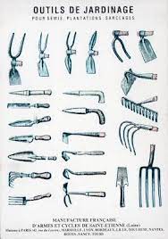 courtyard potager outils de jardinage outils jardinage jardinage jardinage vintage