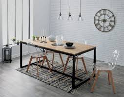 Salle A Manger Centrakor Salle A Manger Style Industriel Idee Decoration Appartement Deco Salon Industriel