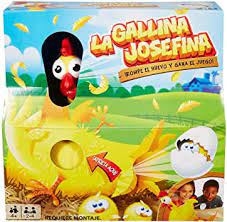 Si tienes suerte, la gallina pondrá un huevo para que lo abras. Mattel Games The Chicken Josefina Mesa De Juegos Para Ninos Mattel Frl14 Toys Games Amazon Com