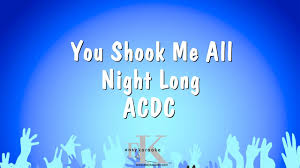 You shook me all night long is a song by hard rock band ac/dc, from the album back in black. You Shook Me All Night Long Ac Dc Letra E Traducao De Musica Ingles Facil