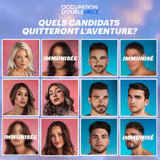 Le moment tant attendu est enfin arrivé: Occupation Double Nous Savons Que Maude Pezie Andrew Et Michael Ont Recu L Immunite Selon Vous Qui Seront Les Deux Candidats Elimines Ce Soir Occupation Double Grece Dimanche