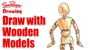 More images for how to draw a manikin » How To Draw With Wooden Mannequin Models Paintingtube