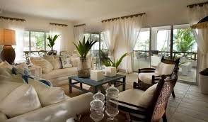 Living Room White Curtain For Tropical Living Room Decorating Ideas With Ivory Wall Color And Tropical Living Room Elegant Living Room Beautiful Living Rooms