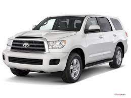 Research toyota sequoia model details with sequoia pictures, specs, trim levels, sequoia with standard seating for seven and optional seating for eight, the 2010 toyota sequoia is a large suv with room for everyone. 2010 Toyota Sequoia Prices Reviews Pictures U S News World Report