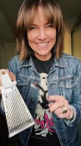 Mom Playing Music with Cheese Grater